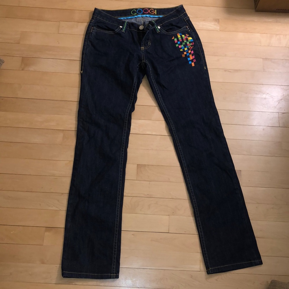 Size 32~ COOGI Vintage Colorful Denim Jeans!